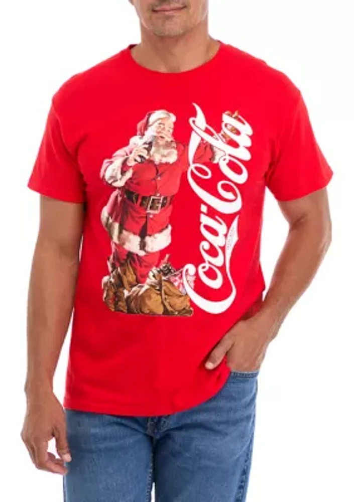 Santa's Coke Short Sleeve Graphic T-Shirt