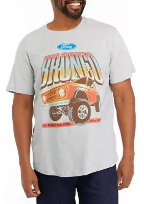 Big & Tall Ford Bronco Short Sleeve Graphic T-Shirt