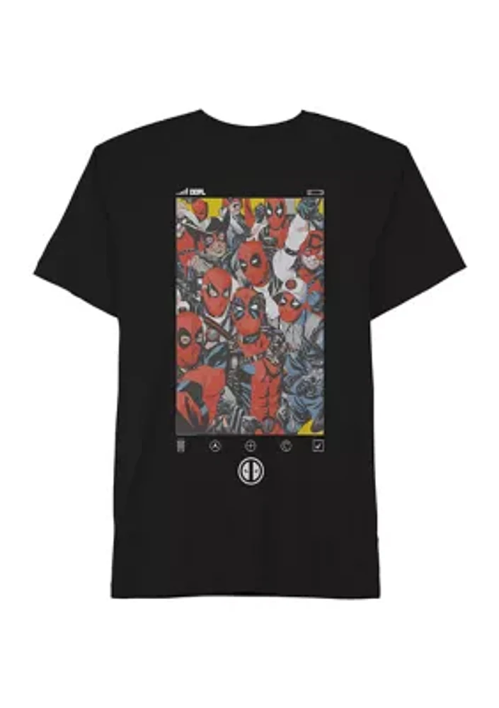 Deadpool Selfie Graphic T-Shirt