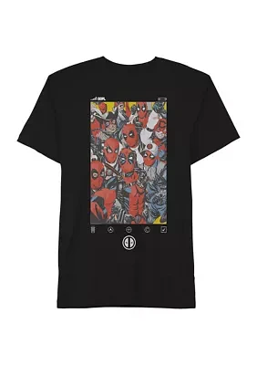 Deadpool Selfie Graphic T-Shirt