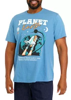 Big & Tall Planet Earth Short Sleeve Graphic T-Shirt