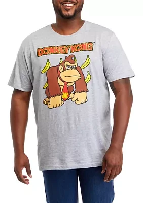 Big & Tall Short Sleeve Donkey Kong Graphic T-Shirt