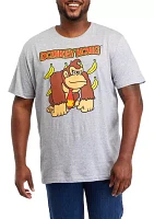 Big & Tall Short Sleeve Donkey Kong Graphic T-Shirt