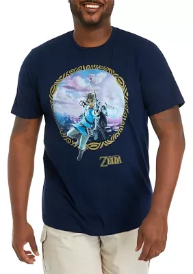 Big & Tall Zelda Link Graphic T-Shirt