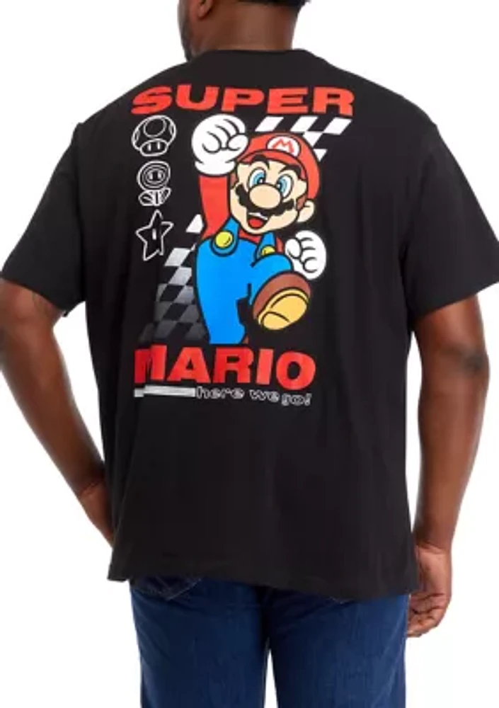 Big & Tall Super Mario Graphic T-Shirt