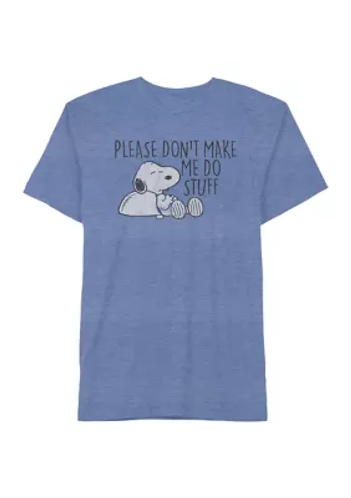 Please Don't Make Me Do Stuff Graphic T-Shirt