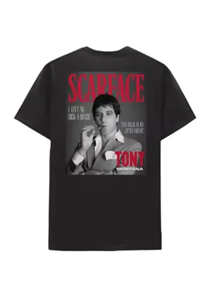 Scarface Magazine Cover Graphic T-Shirt