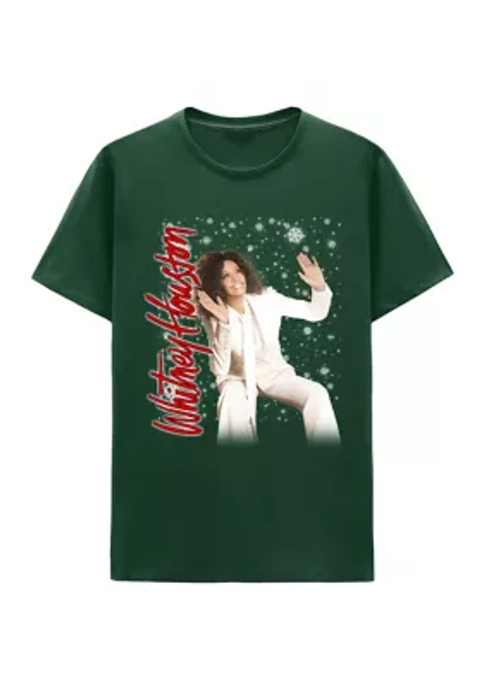 Whitney Houston Snow Graphic T-Shirt