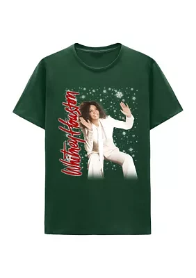 Whitney Houston Snow Graphic T-Shirt