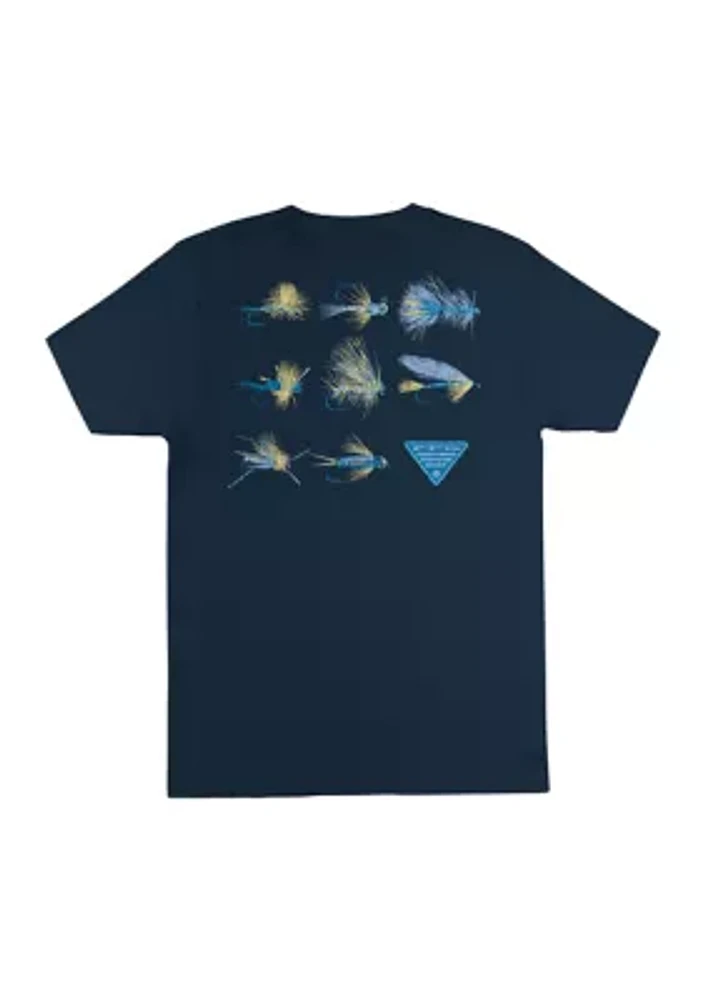 Big & Tall Short Sleeve Gala Fishflies Graphic T-Shirt