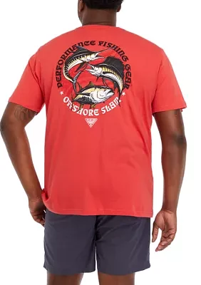 Big & Tall Short Sleeve Trifecta Offshore Slam Graphic T-Shirt