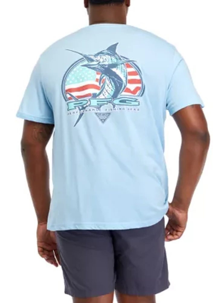 Big & Tall Merica Marlin Graphic T-Shirt