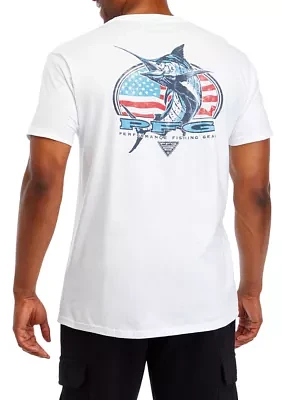 Short Sleeve Merica Marlin Graphic T-Shirt