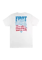 First on the Water Americana Graphic T-Shirt