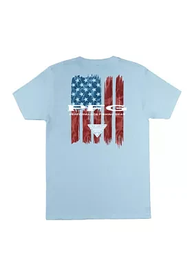 Short Sleeve PFG Flag Graphic T-Shirt