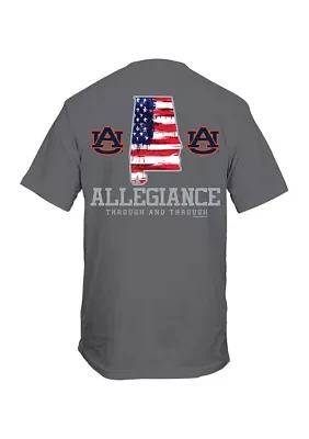 NCAA Auburn Tigers Patriotic Logo Graphic T-Shirt