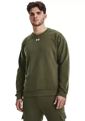 Men's UA Rival Fleece Crew Neck Pullover