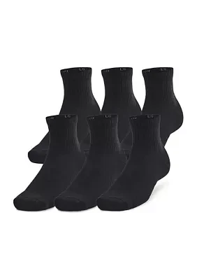 Quarter Socks - 6 Pack