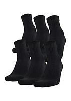 Training Cotton Quarter Socks - 6 Pack