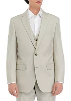 Tan Tonal Solid Suit Coat