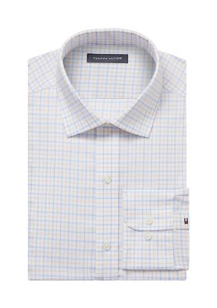 Men's TH Flex Regular Fit Pinpoint Dress Shirt