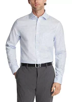 TH Flex Regular Fit Wrinkle Free Stretch Twill Dress Shirt