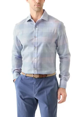 Cotton Linen Regular Fit Dress Shirt