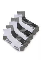 Athletic Quarter Socks - 6 Pack