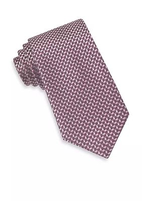 Linked Hexagon Tie