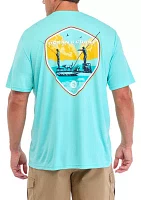 Big & Tall Short Sleeve Transit Flat Boat Graphic T-Shirt