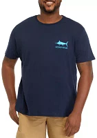 Big & Tall Fish Flag Graphic T-Shirt