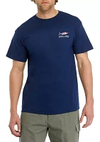 Short Sleeve Americana Marlin Graphic T-Shirt