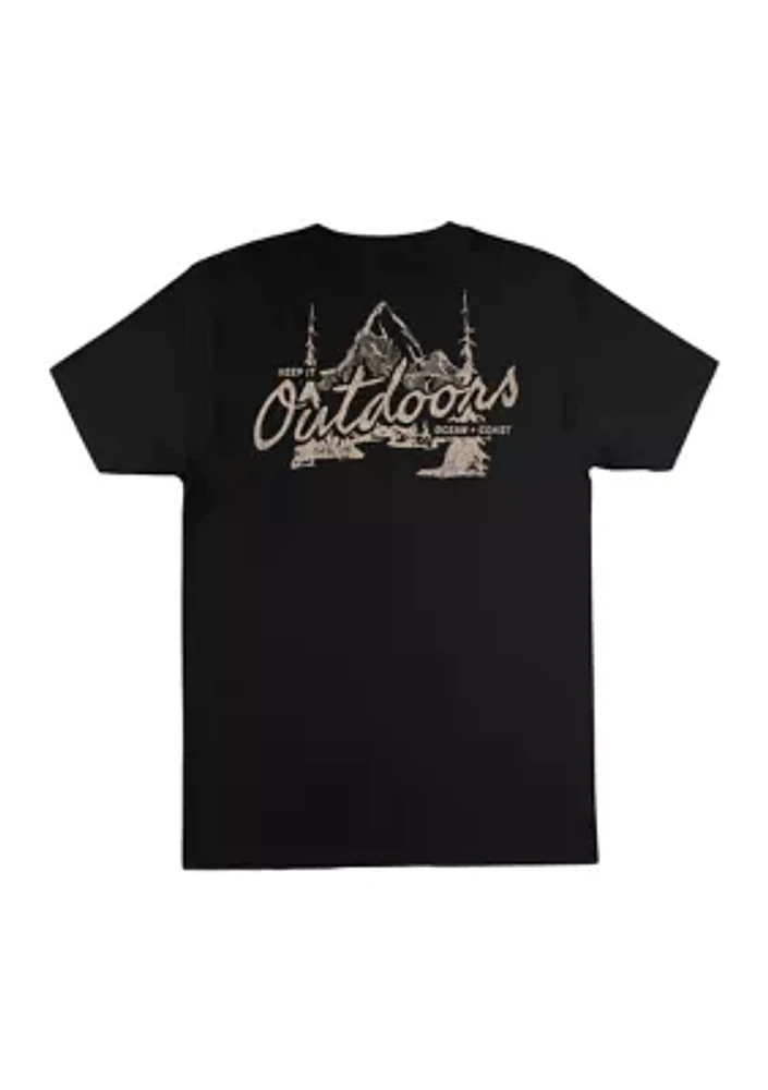 Short Sleeve Great Outdoors Graphic T-Shirt