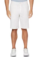 Drawstring Linen Shorts