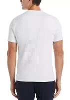 Men's Solid Ribbed T-Shirt