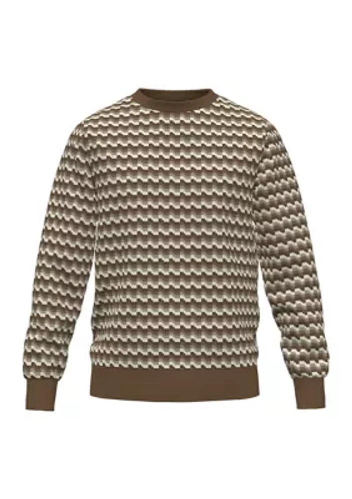 Men's Geometric Pattern Sweater