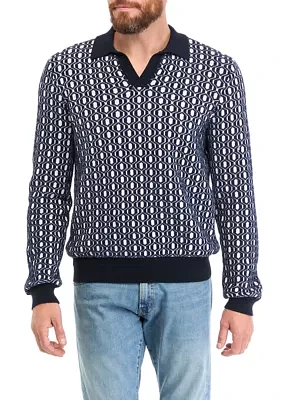 Men's Geometric Patterned Sweater