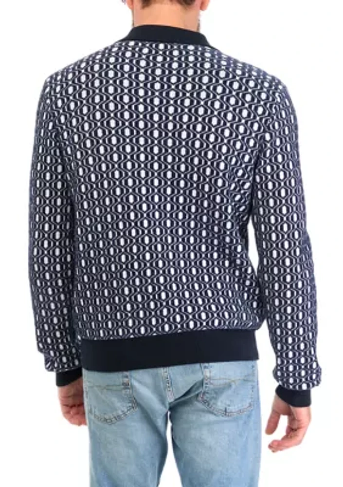 Men's Geometric Patterned Sweater