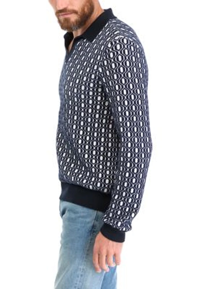 Men's Geometric Patterned Sweater