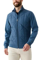 Men's Geo Quilted Bomber Jacket