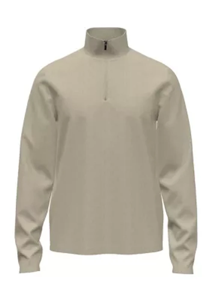 Men's Quilted Quarter Zip Pullover