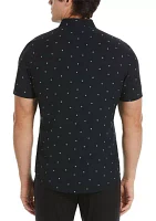 Men's Slim Dot Printed Shirt