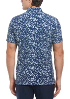 Men's Contrast Ditsy Floral Printed Shirt