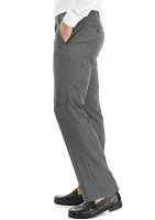 Men's Slim Fit Stretch Active Waistband Dress Pants