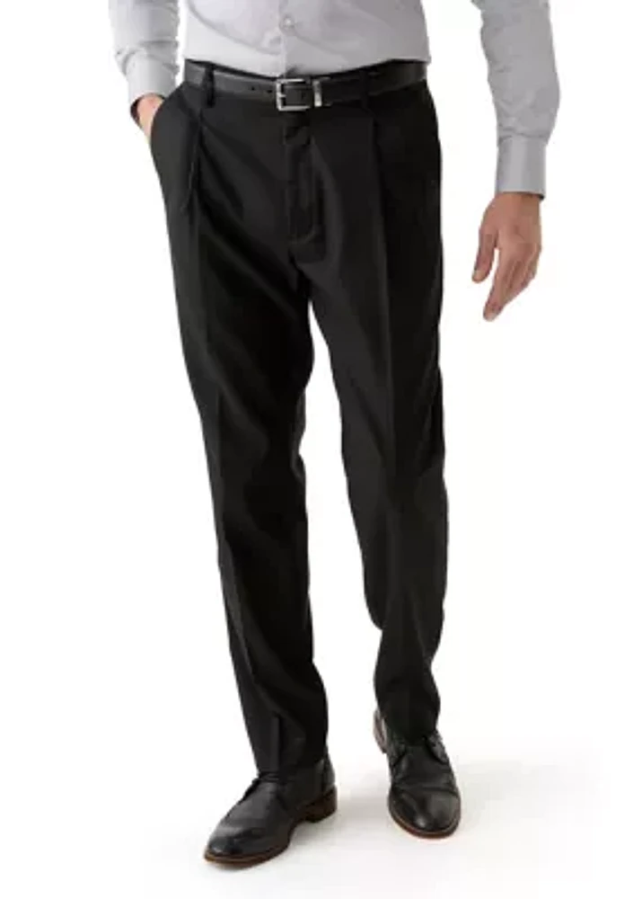 Single Pleat Slim Fit Pants