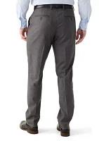 Men's Slim Sharkskin Dress Pants