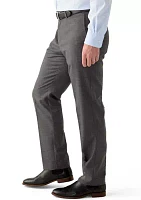 Men's Slim Sharkskin Dress Pants