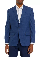 Blue Houndstooth Check Sport Coat