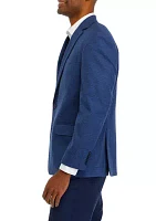 Blue Houndstooth Check Sport Coat