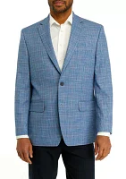 Single Breasted Multi Plaid Sport Coat